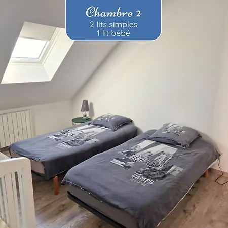 Сasa de vacaciones Sherman&willy Jeep - 2 Maisons De Vacances, 4min à Pied De La - Parking Privé - Wifi Gratuit - Terrasse - Calme