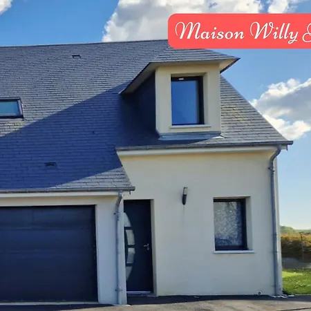 Sherman&willy Jeep - 2 Maisons De Vacances, 4min à Pied De La - Parking Privé - Wifi Gratuit - Terrasse - Calme Saint-Côme-de-Fresné