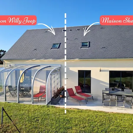 Sherman & Willy Jeep - 2 Maisons De Vacances, 4min A Pied De La - Parking Prive - Wifi Gratuit - Terrasse - Calme *